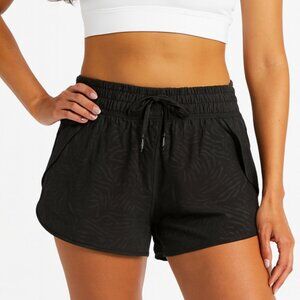 90 Degrees Black Lined Shorts Size Large Quick Dry Athletic Summercore